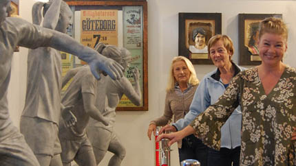 Framifrån: Fia Nilsson Sandell, Carin Nilsson Green och Lotta Falkenbäck Framifrån: Fia Nilsson Sandell, Carin Nilsson Green och Lotta Falkenbäck