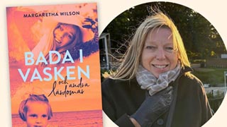 Margaretha Wilson med bok